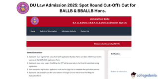 DU Law Admission 2025: Spot Round Cut-Offs Out for BALLB & BBALLB Hons.